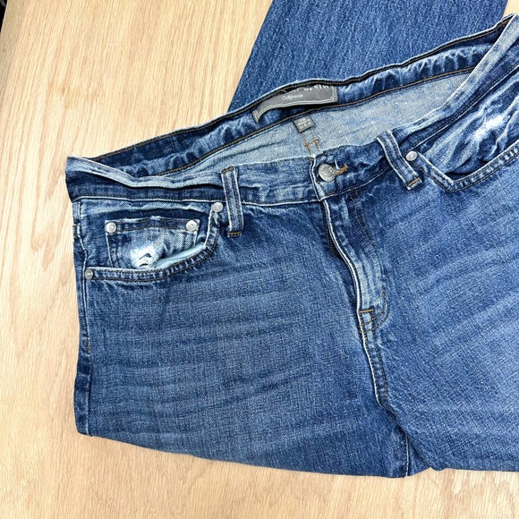 J. Crew Jeans Womens Point Sur X J Crew Rocker Selvedge Slim